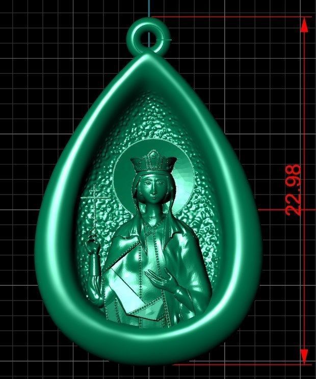 Pendant od 22 3D print model_6