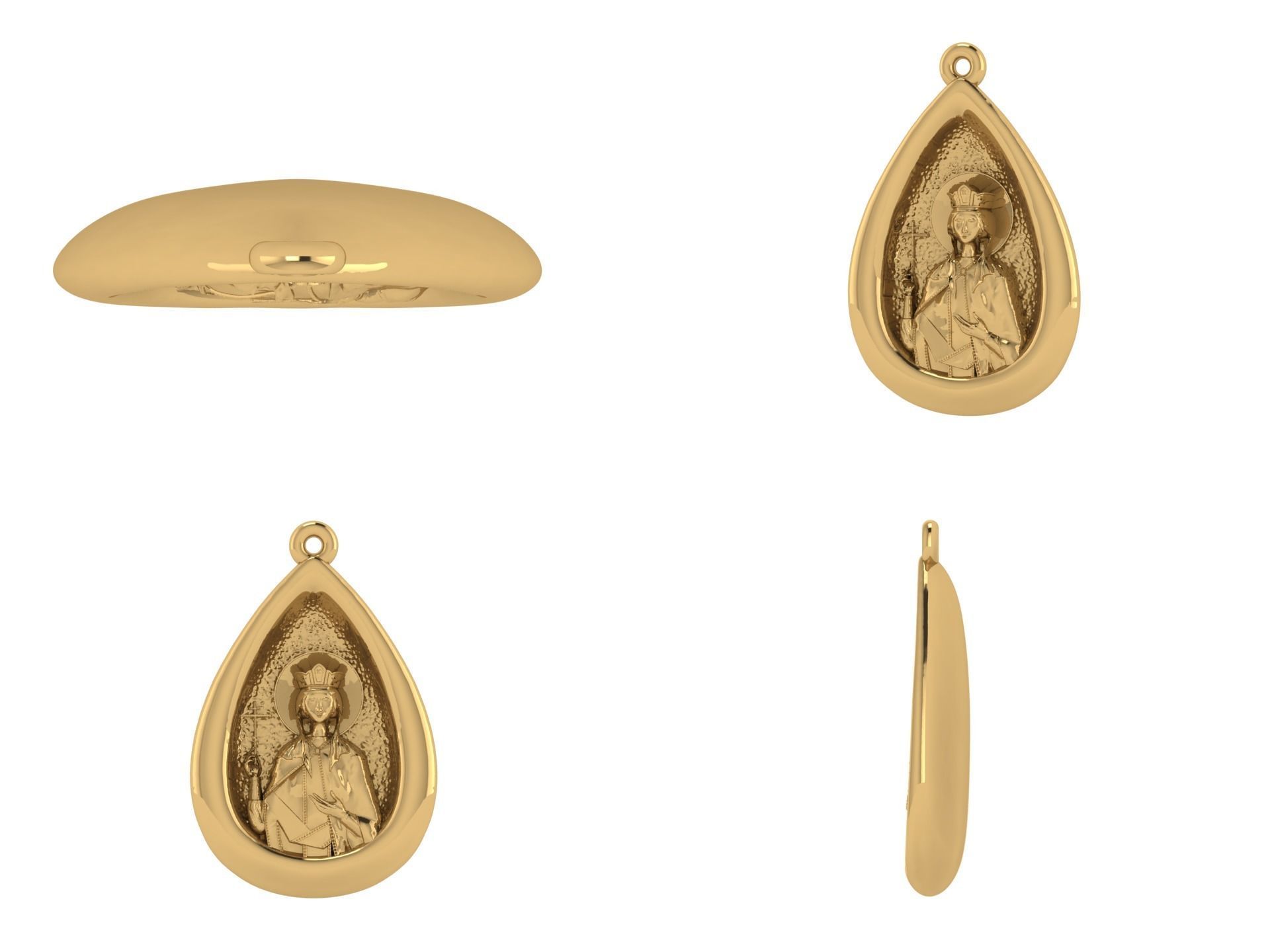 Pendant od 22 3D print model_4