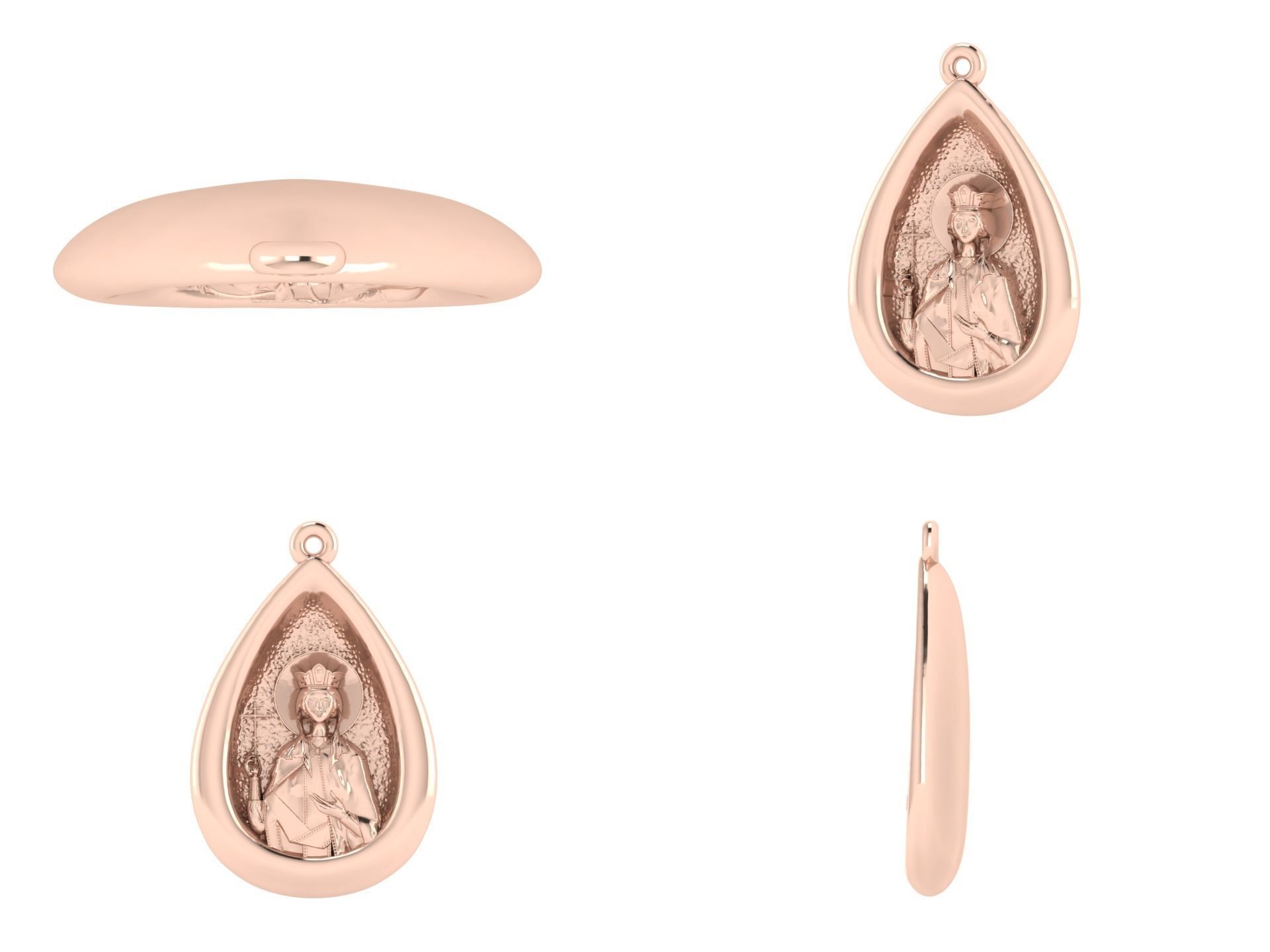 Pendant od 22 3D print model_3