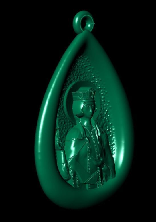 Pendant od 22 3D print model_13