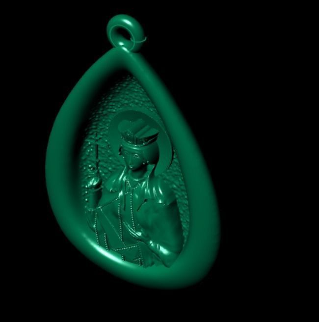Pendant od 22 3D print model_12