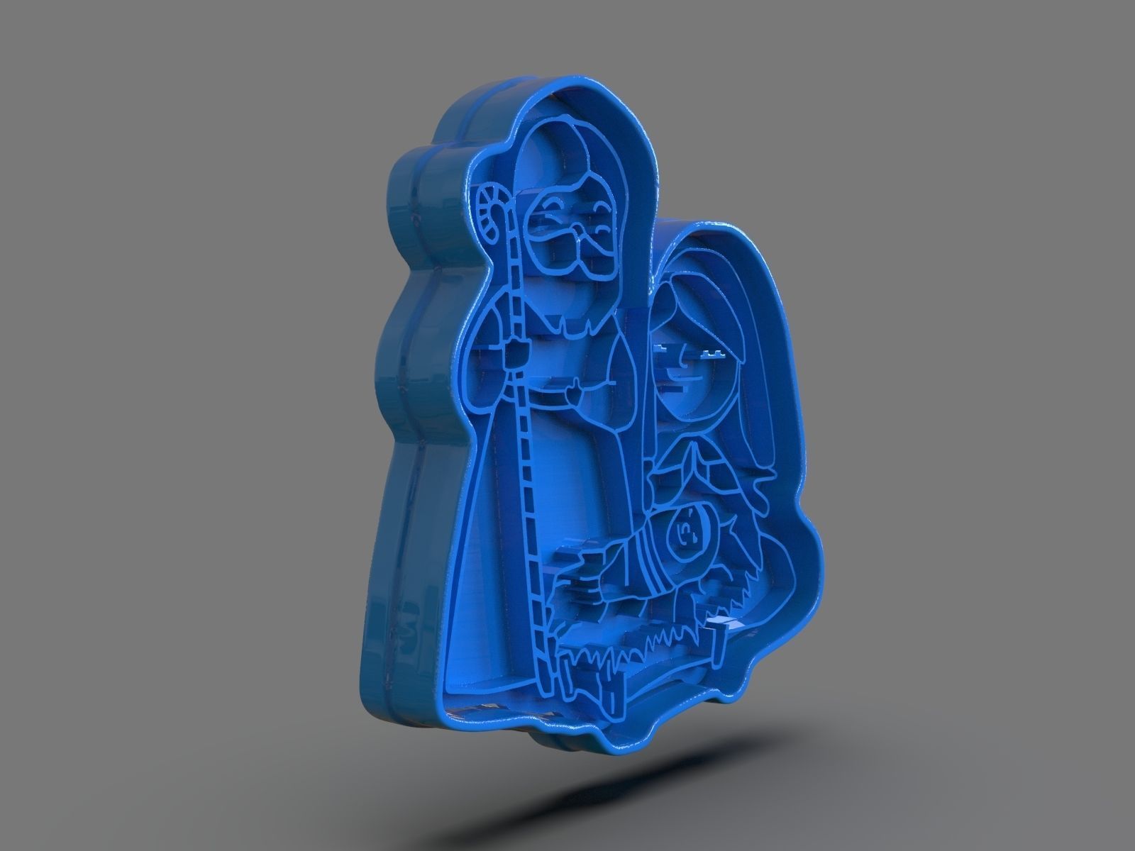 Christmas Cookie Cutter Nativity 3D print model_9
