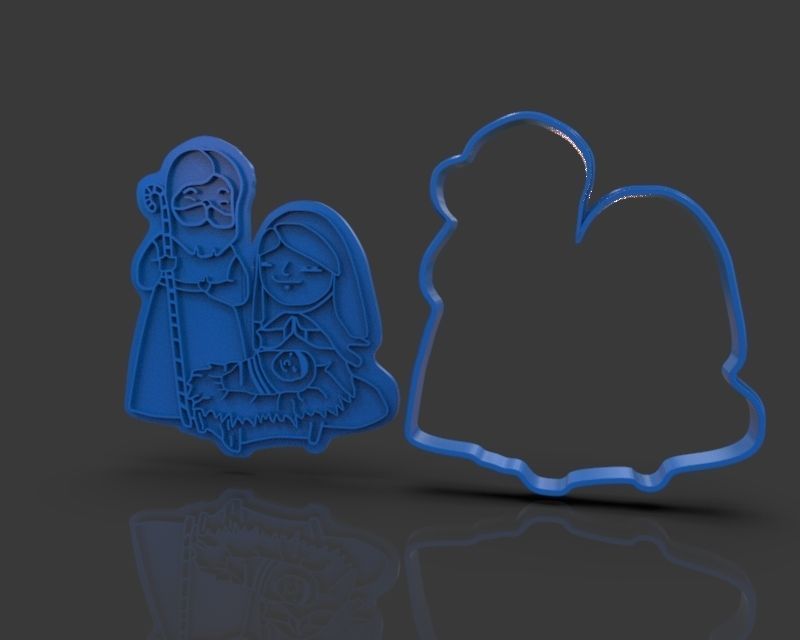 Christmas Cookie Cutter Nativity 3D print model_22