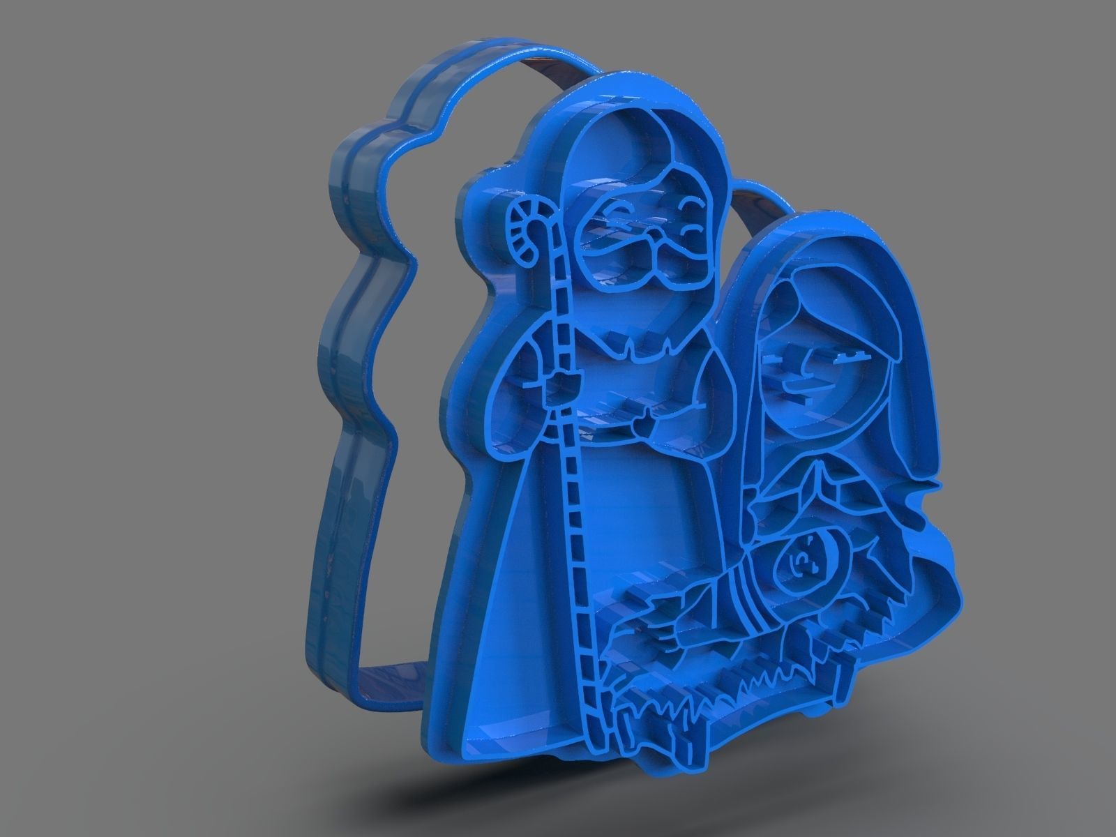 Christmas Cookie Cutter Nativity 3D print model_12