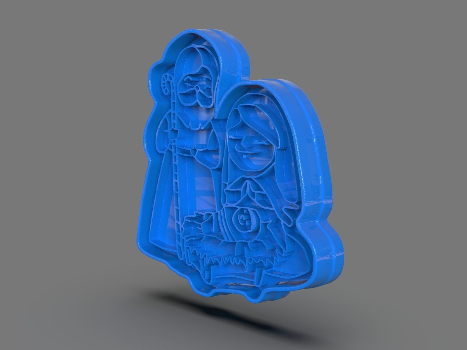 Christmas Cookie Cutter Nativity 3D print model_3
