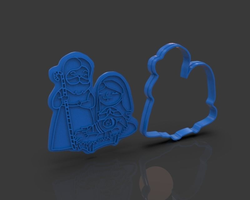 Christmas Cookie Cutter Nativity 3D print model_37