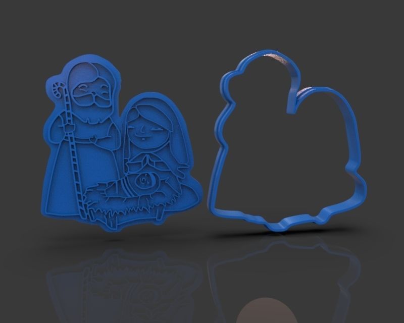 Christmas Cookie Cutter Nativity 3D print model_36
