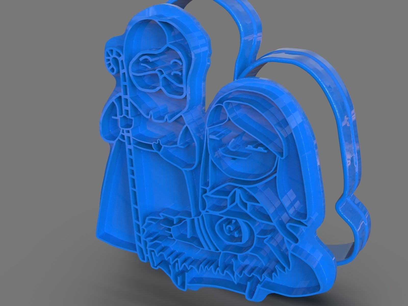 Christmas Cookie Cutter Nativity 3D print model_19