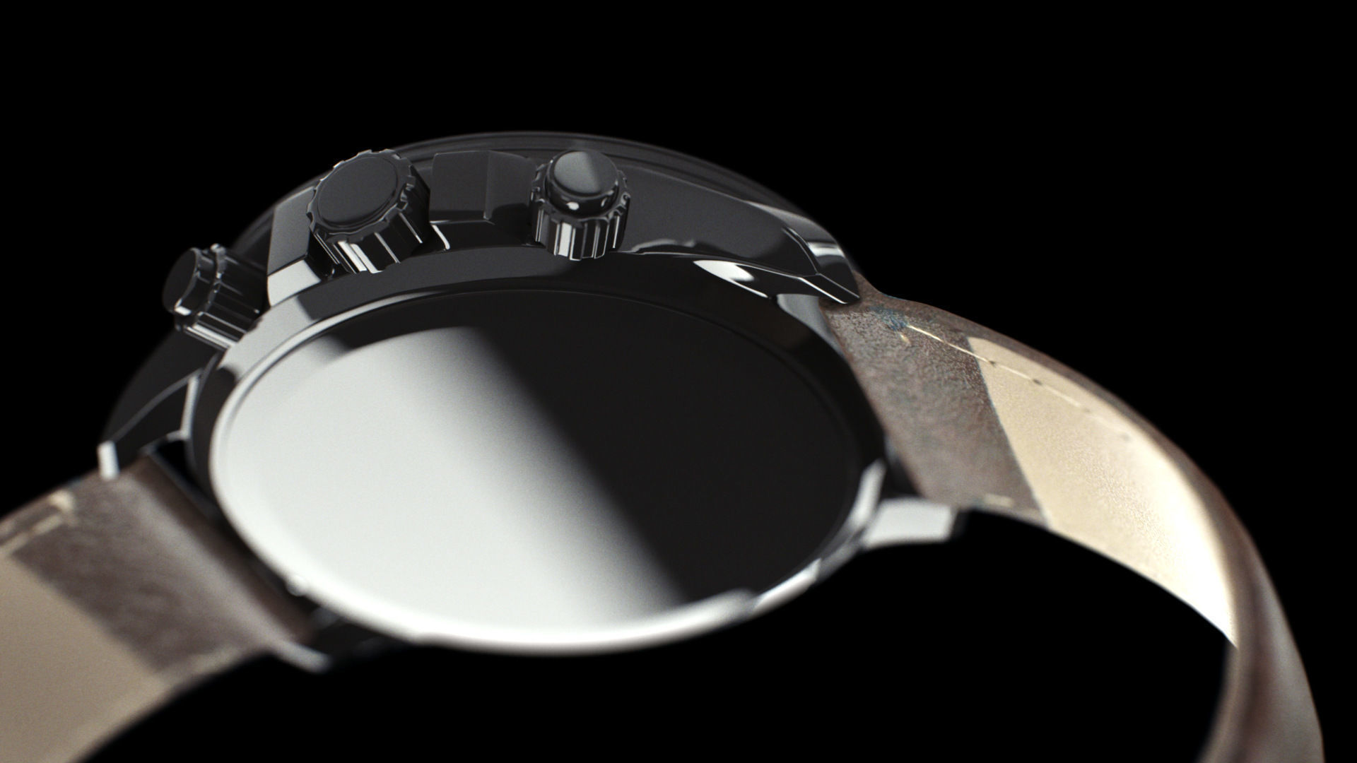 Watch 3D model Low-poly 3D model_6