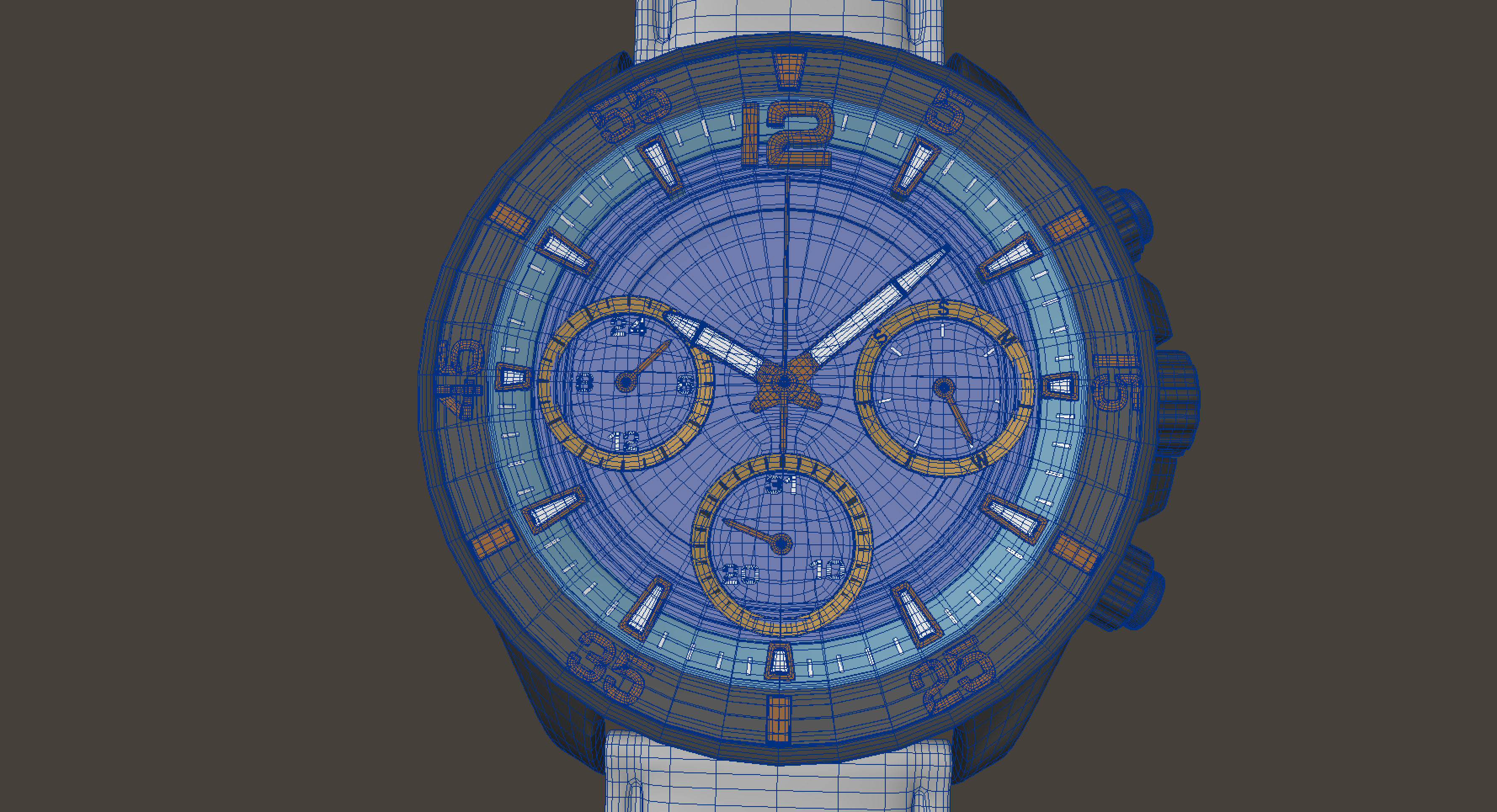 Watch 3D model Low-poly 3D model_14