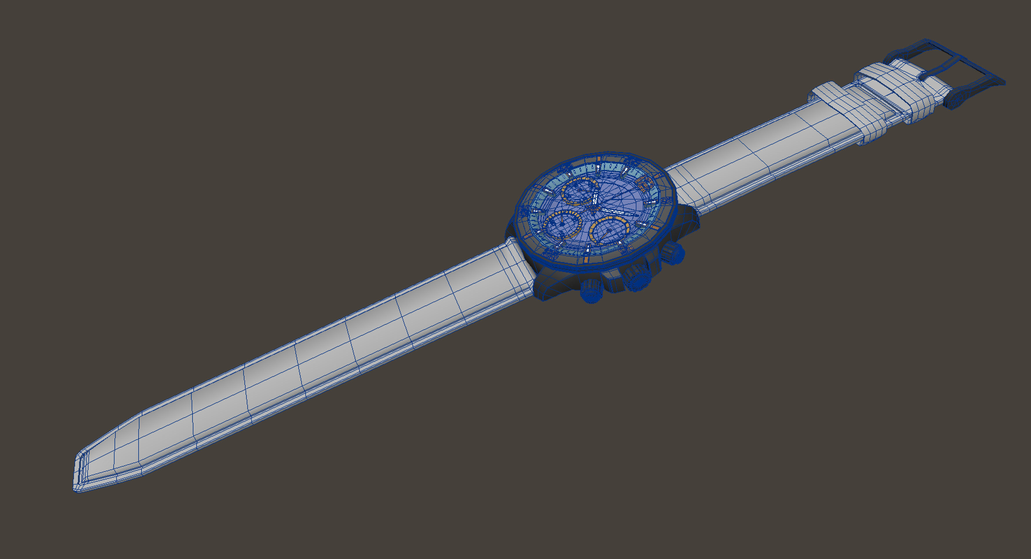 Watch 3D model Low-poly 3D model_7