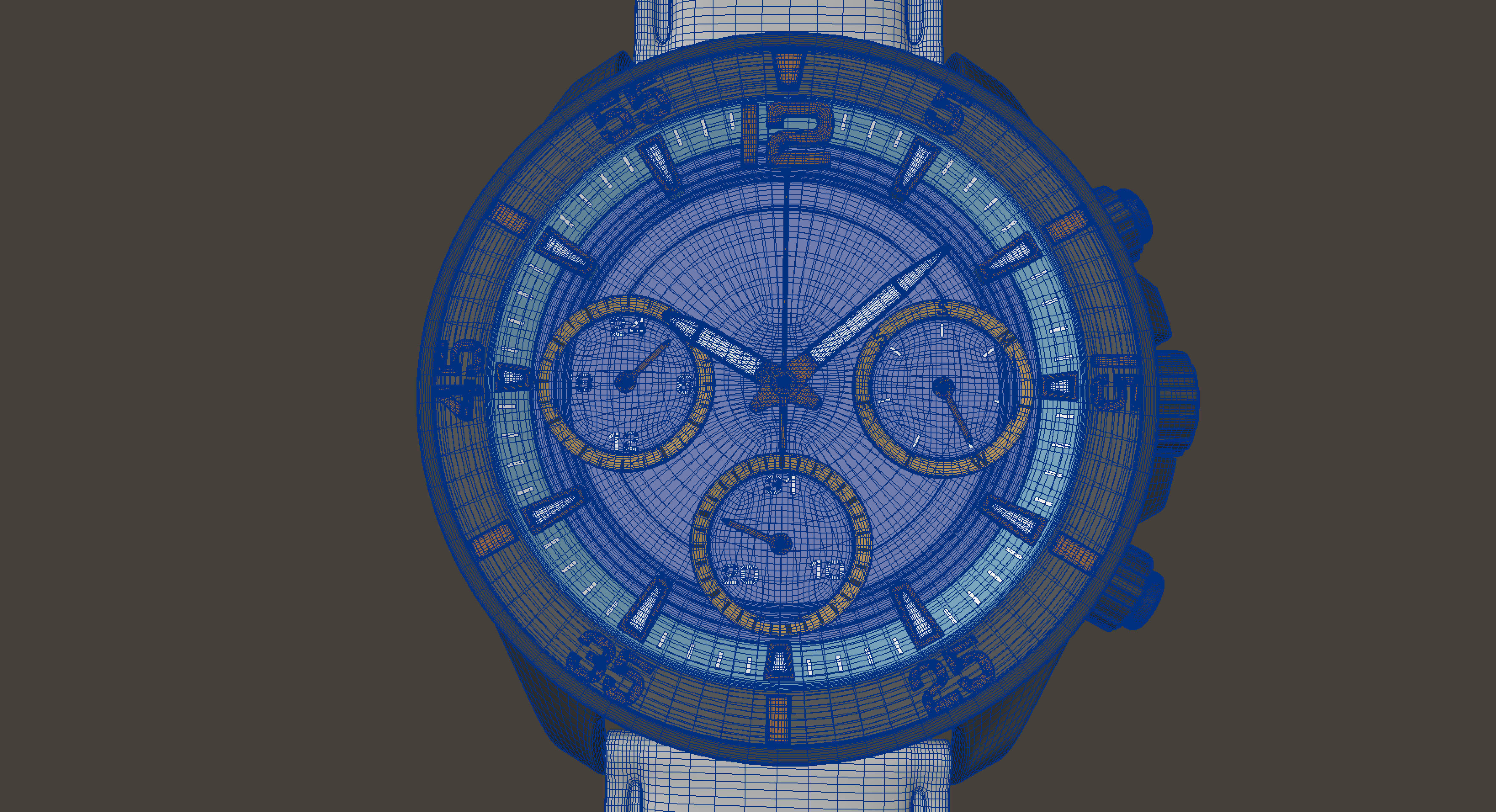 Watch 3D model Low-poly 3D model_15