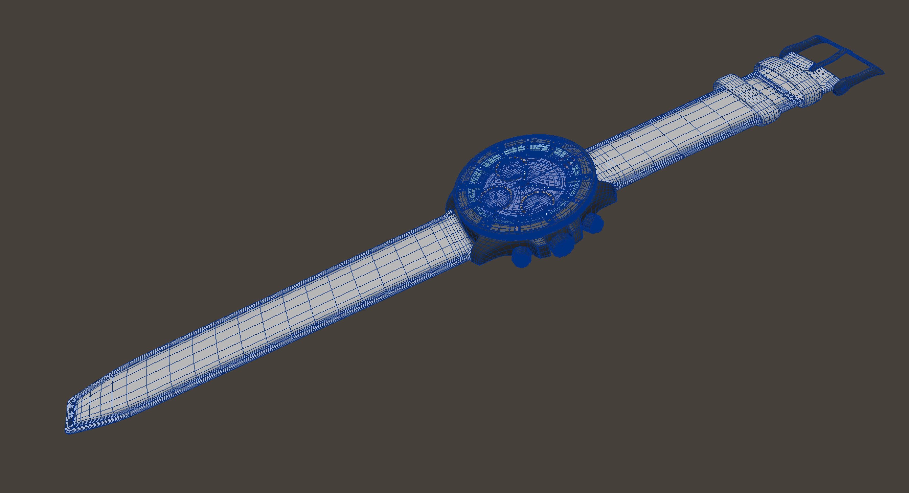 Watch 3D model Low-poly 3D model_8