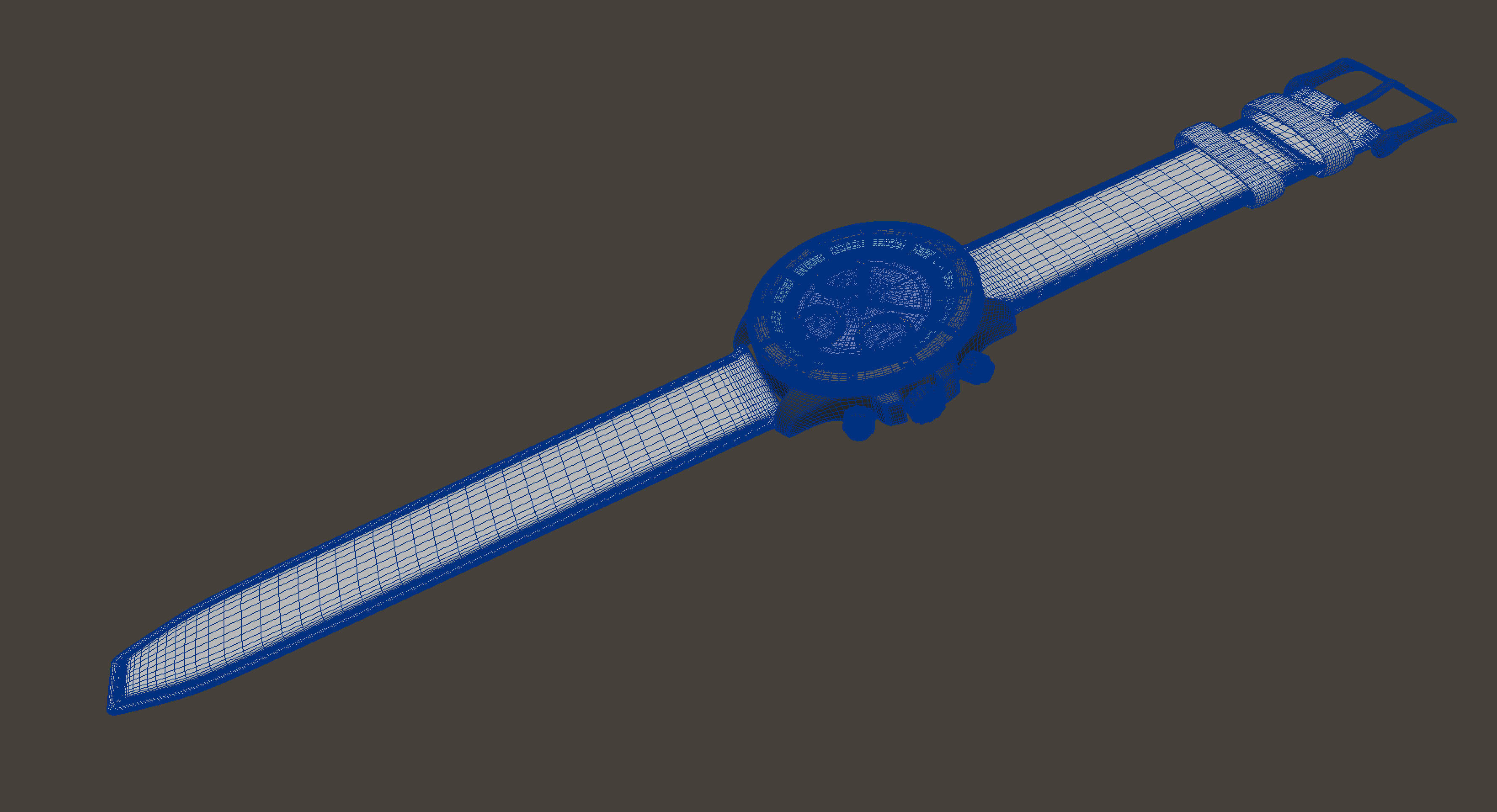 Watch 3D model Low-poly 3D model_9