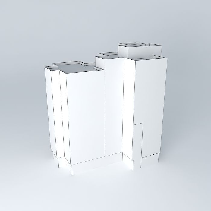 Residential Building In Mostar Free 3D model_3