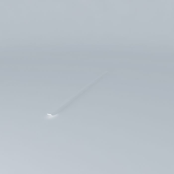 Tiles led strip Free 3D model_1