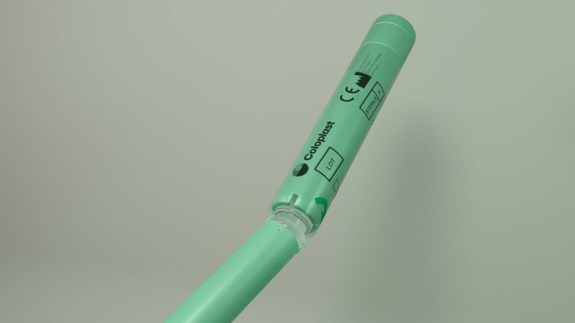 Urinary catheter 3D model_3