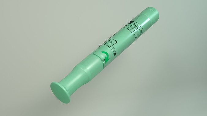 Urinary catheter 3D model
