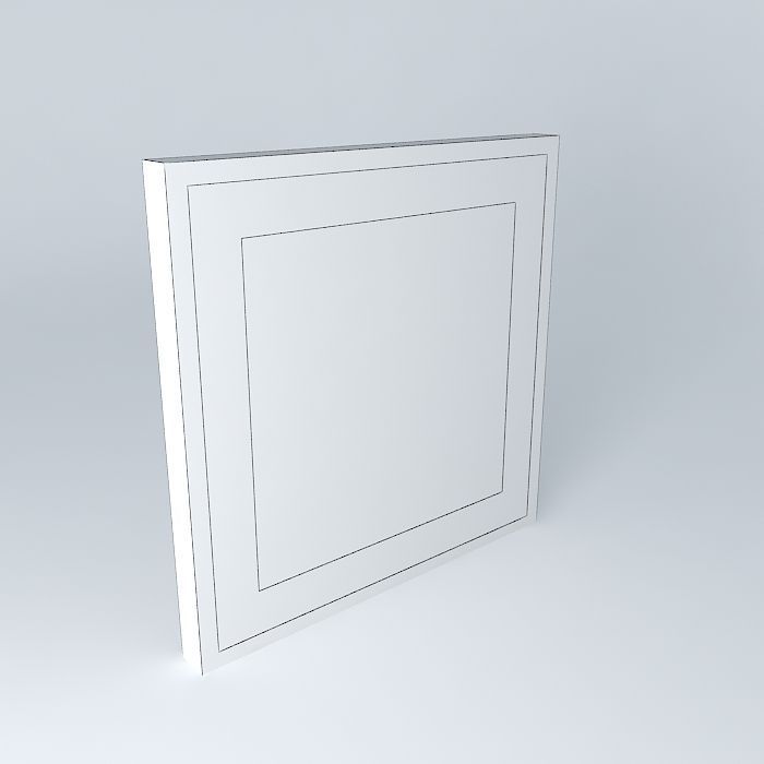 Culture square led panel Free 3D model_4