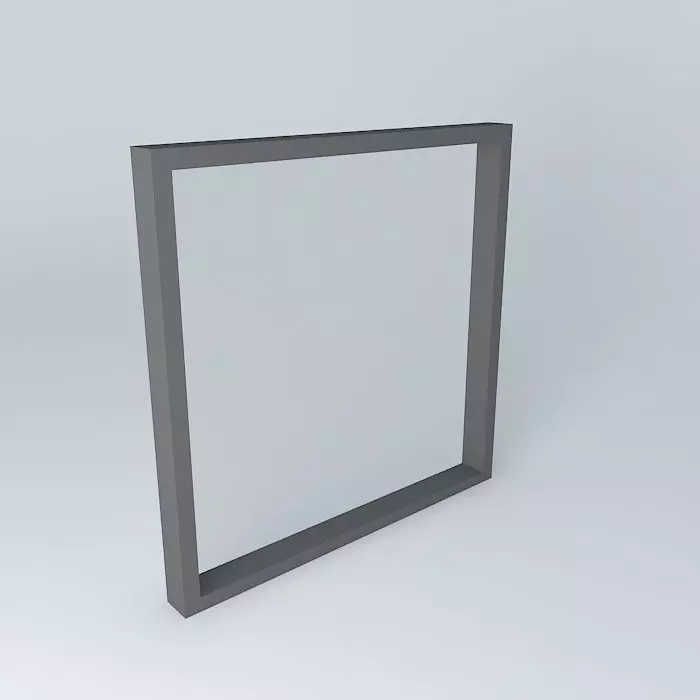 Culture square led panel Free 3D model_0