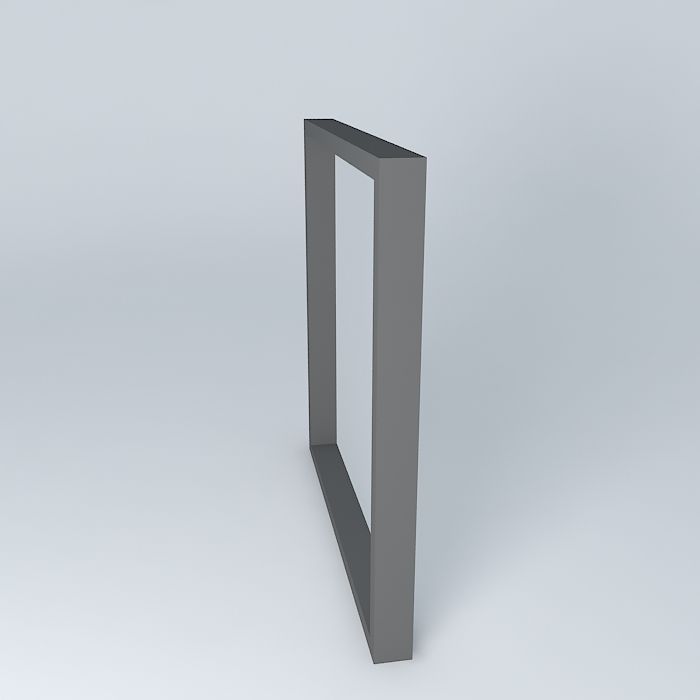 Culture square led panel Free 3D model_2