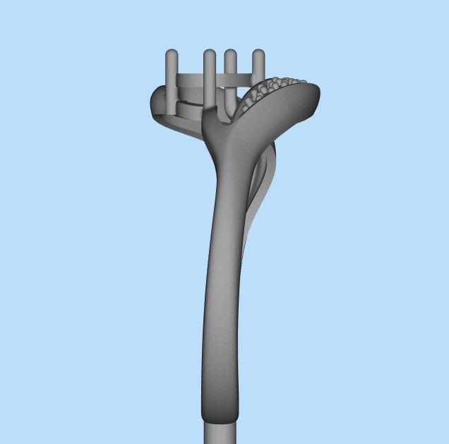 Design Women ring with ruby and diamonds 3dm stl 3D print model 3D print model_29