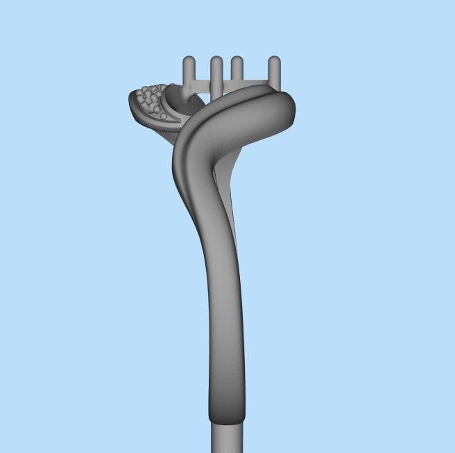 Design Women ring with ruby and diamonds 3dm stl 3D print model 3D print model_30