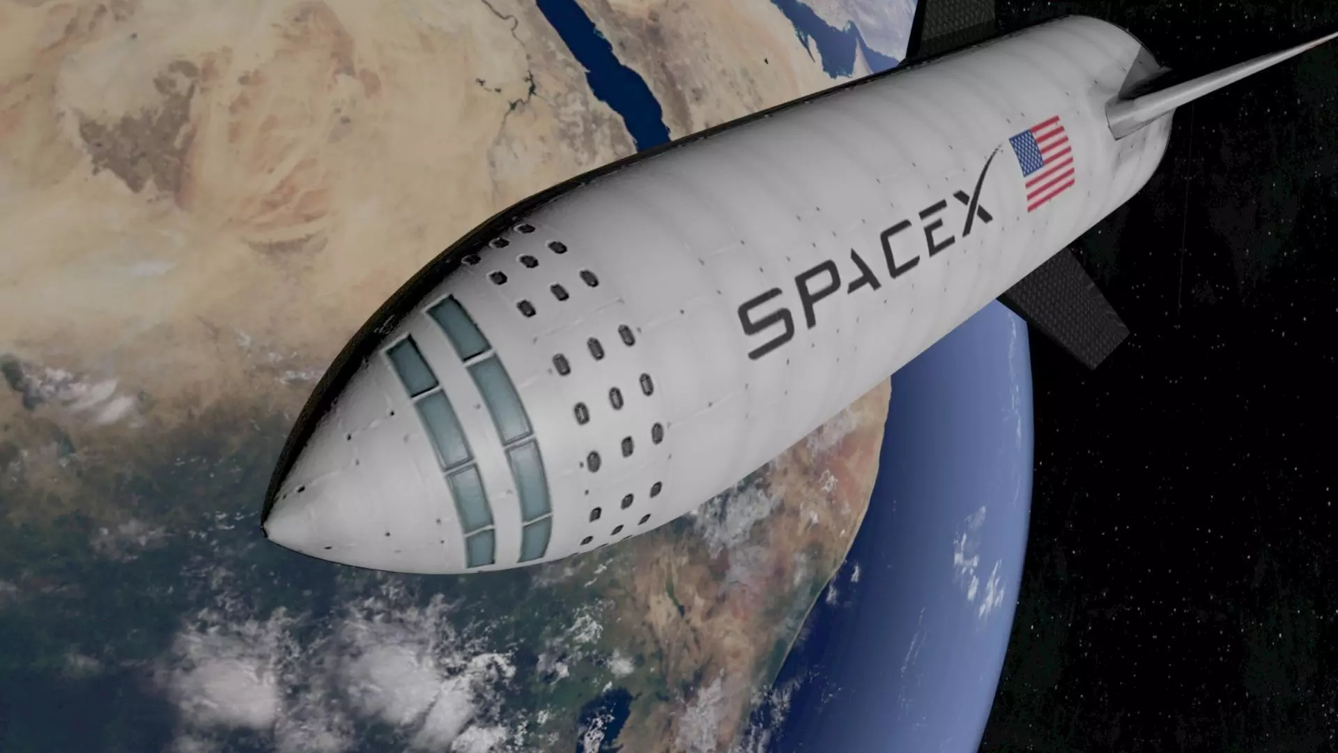 SpacesX BFR Free 3D model