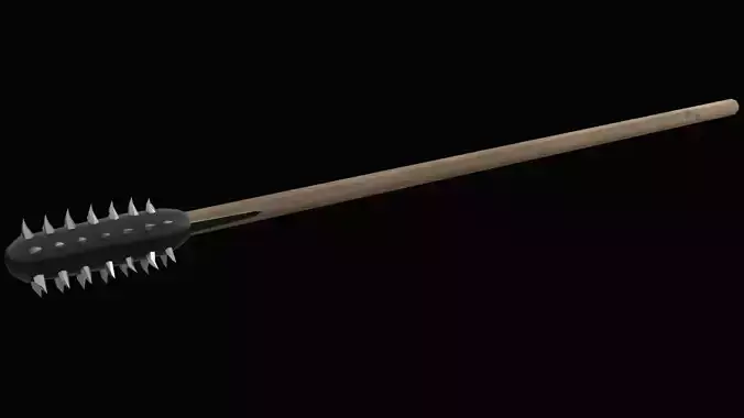 Spike Club low poly Low-poly 3D model