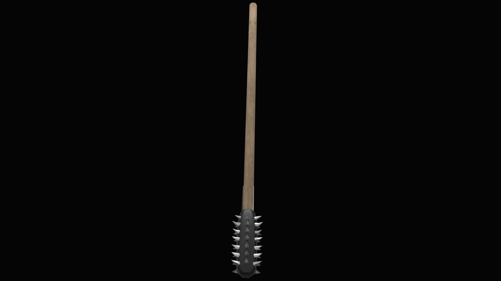 Spike Club low poly Low-poly 3D model_6