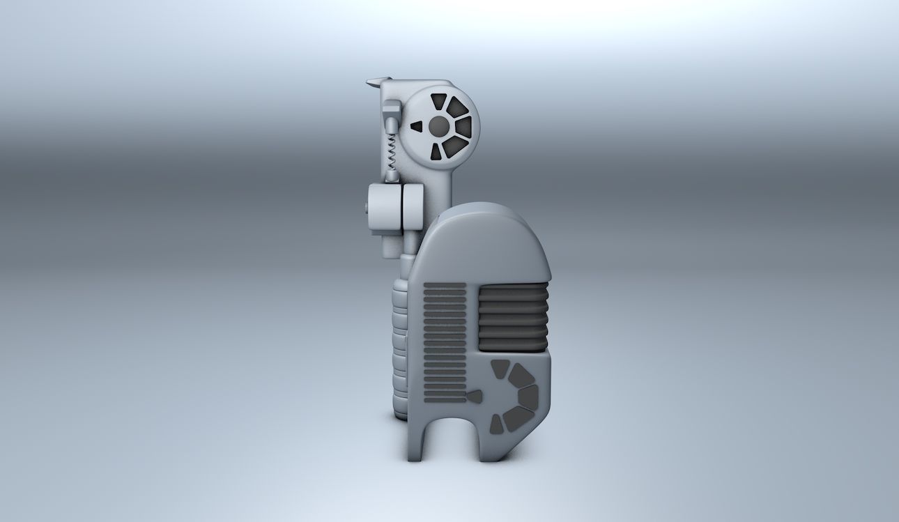 Future POSTBOX Display 3D model_4