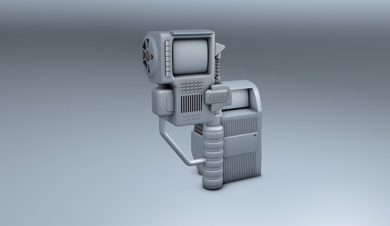 Future POSTBOX Display 3D model_2