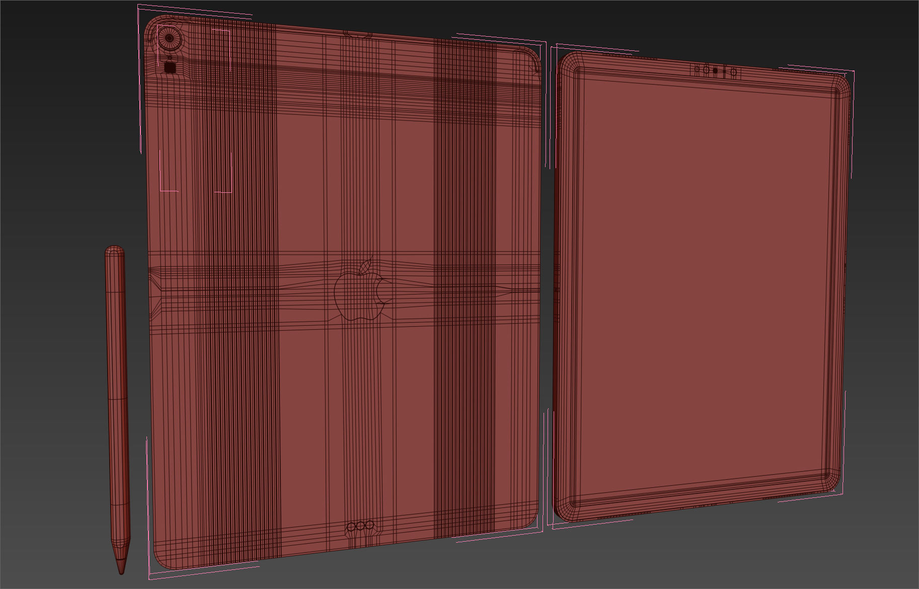 Apple iPad Pro 12-9 inch Wi-Fi 2018 and New Apple Pencil 3D model_18