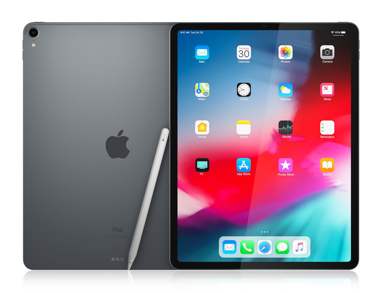 Apple iPad Pro 12-9 inch Wi-Fi 2018 and New Apple Pencil 3D model_1