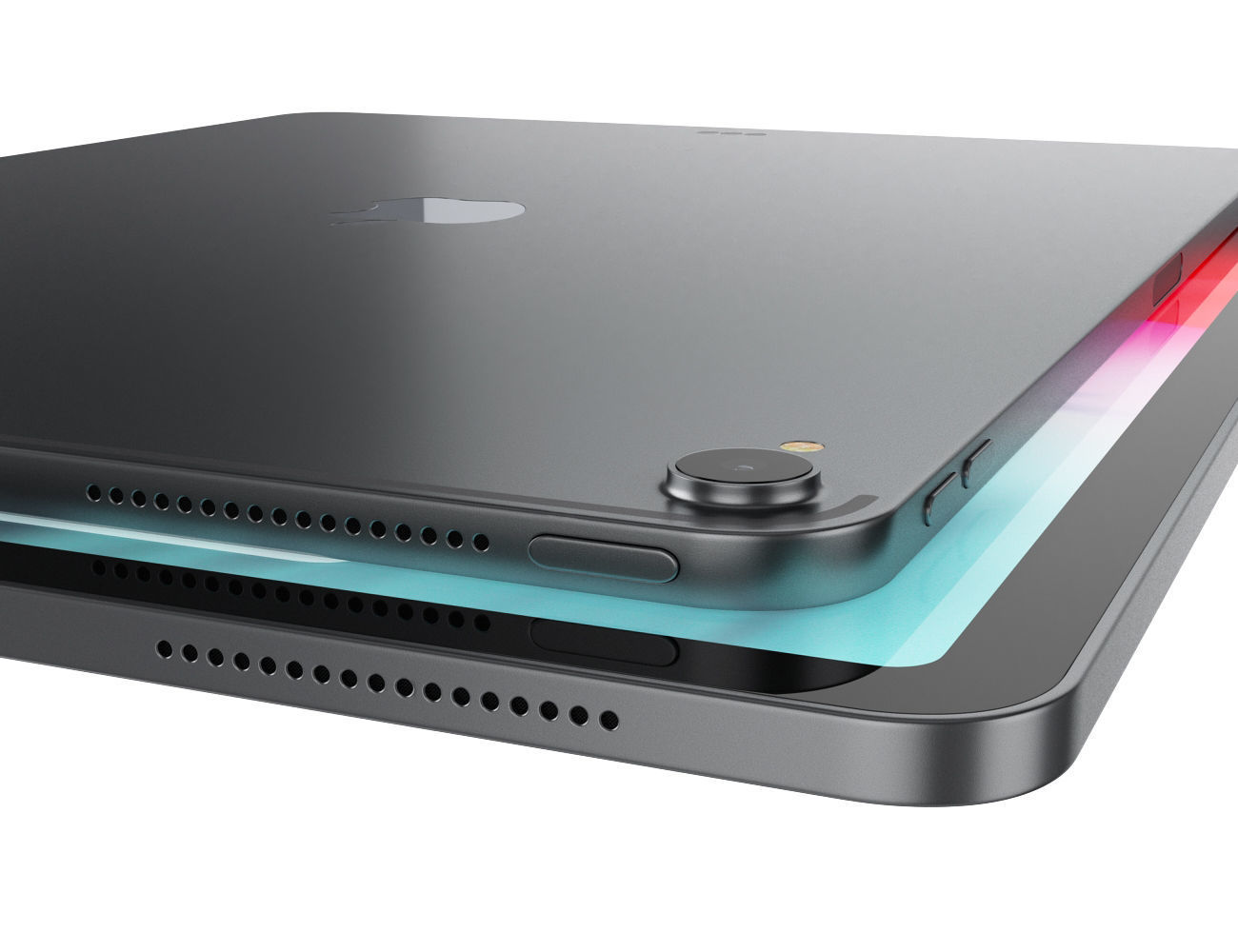 Apple iPad Pro 12-9 inch Wi-Fi 2018 and New Apple Pencil 3D model_12