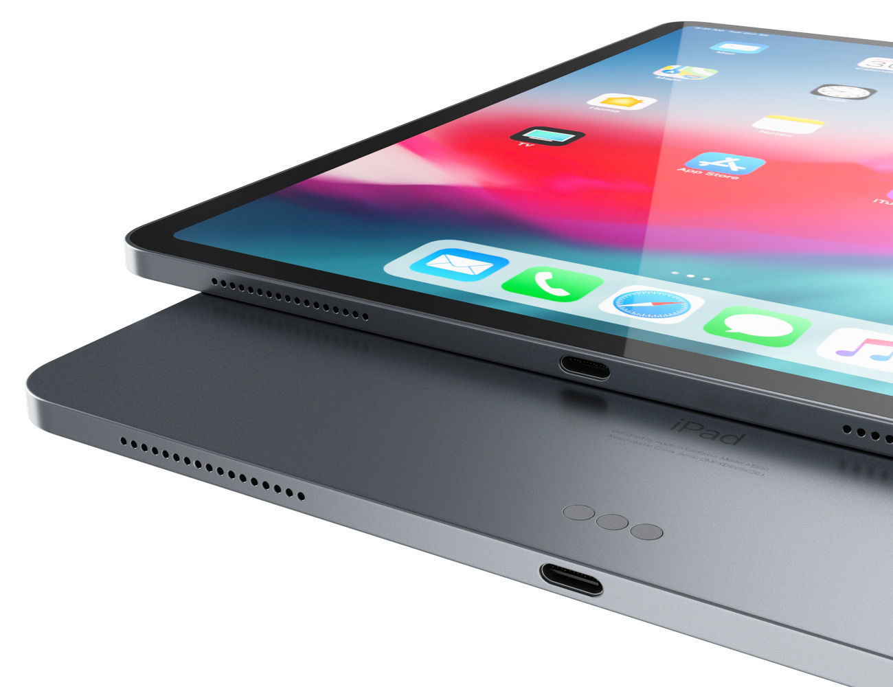 Apple iPad Pro 12-9 inch Wi-Fi 2018 and New Apple Pencil 3D model_6