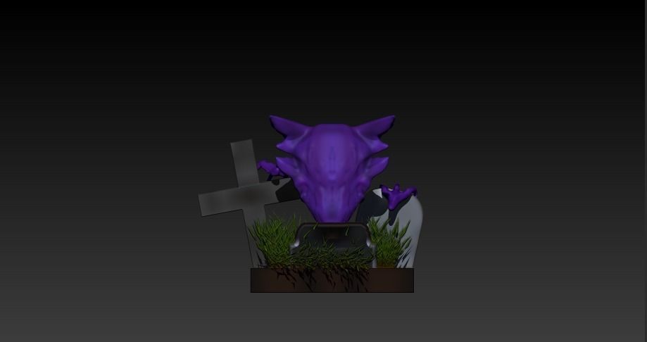 Haunter realistic Pokemon 3D print model_6