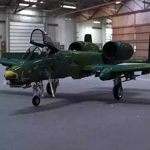 A-10 Thunderbolt II Studio Max obj