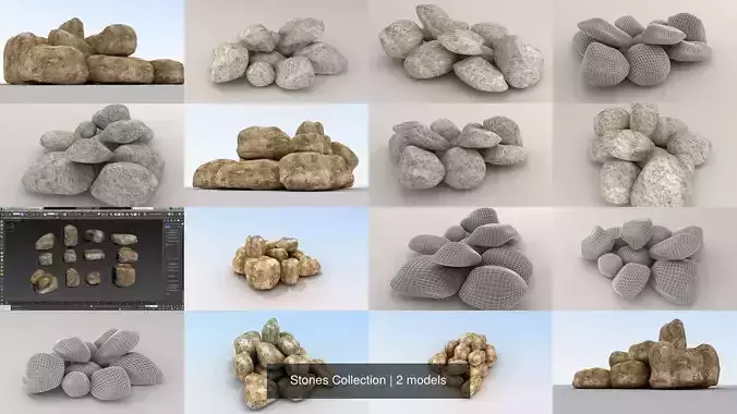 Stones Collection group of rocks Stones Collection group of rocks