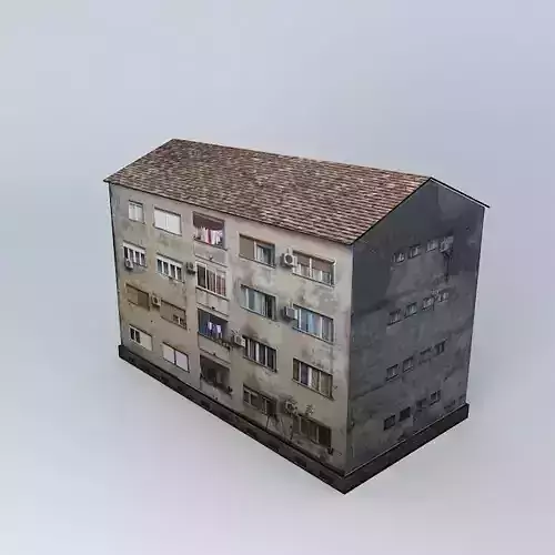 Old Residential Building In Mostar