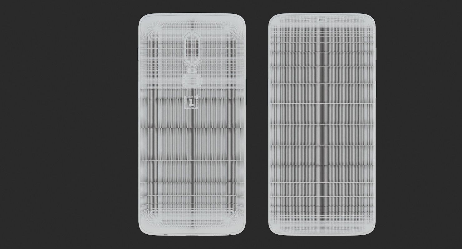 E3D - OnePlus 6 Black 3D model_8