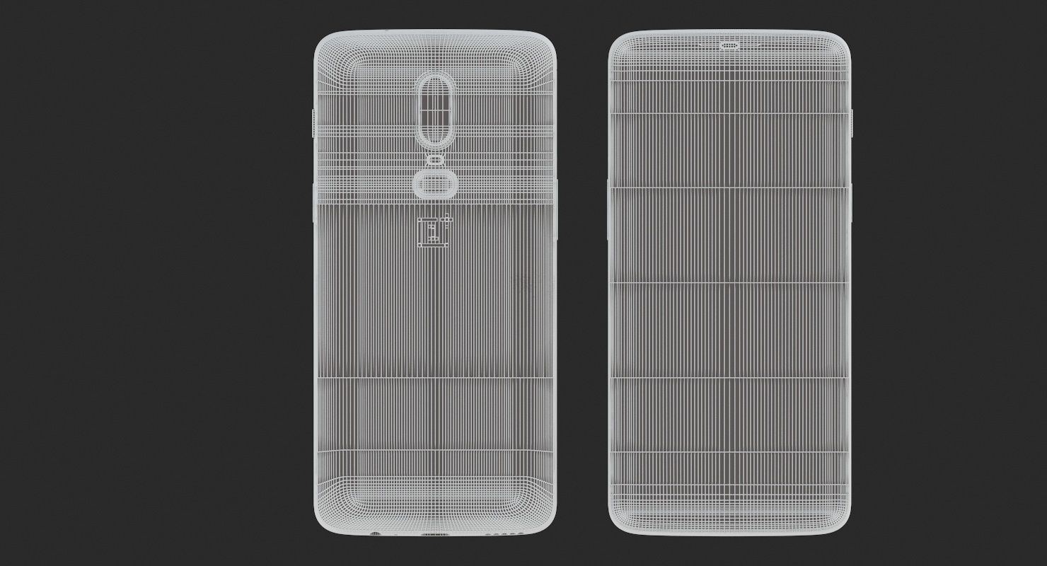 E3D - OnePlus 6 Black 3D model_7