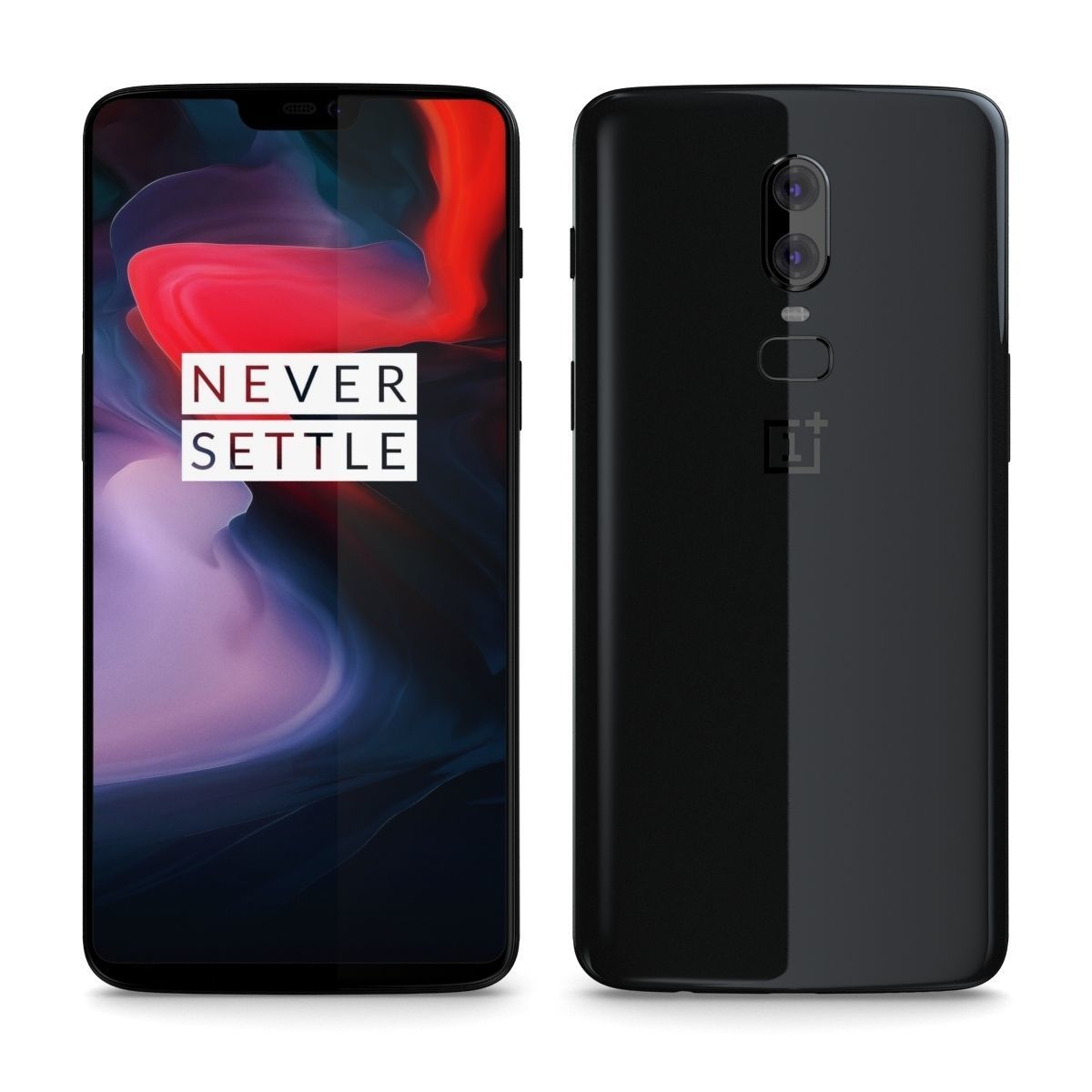 E3D - OnePlus 6 Black 3D model_1