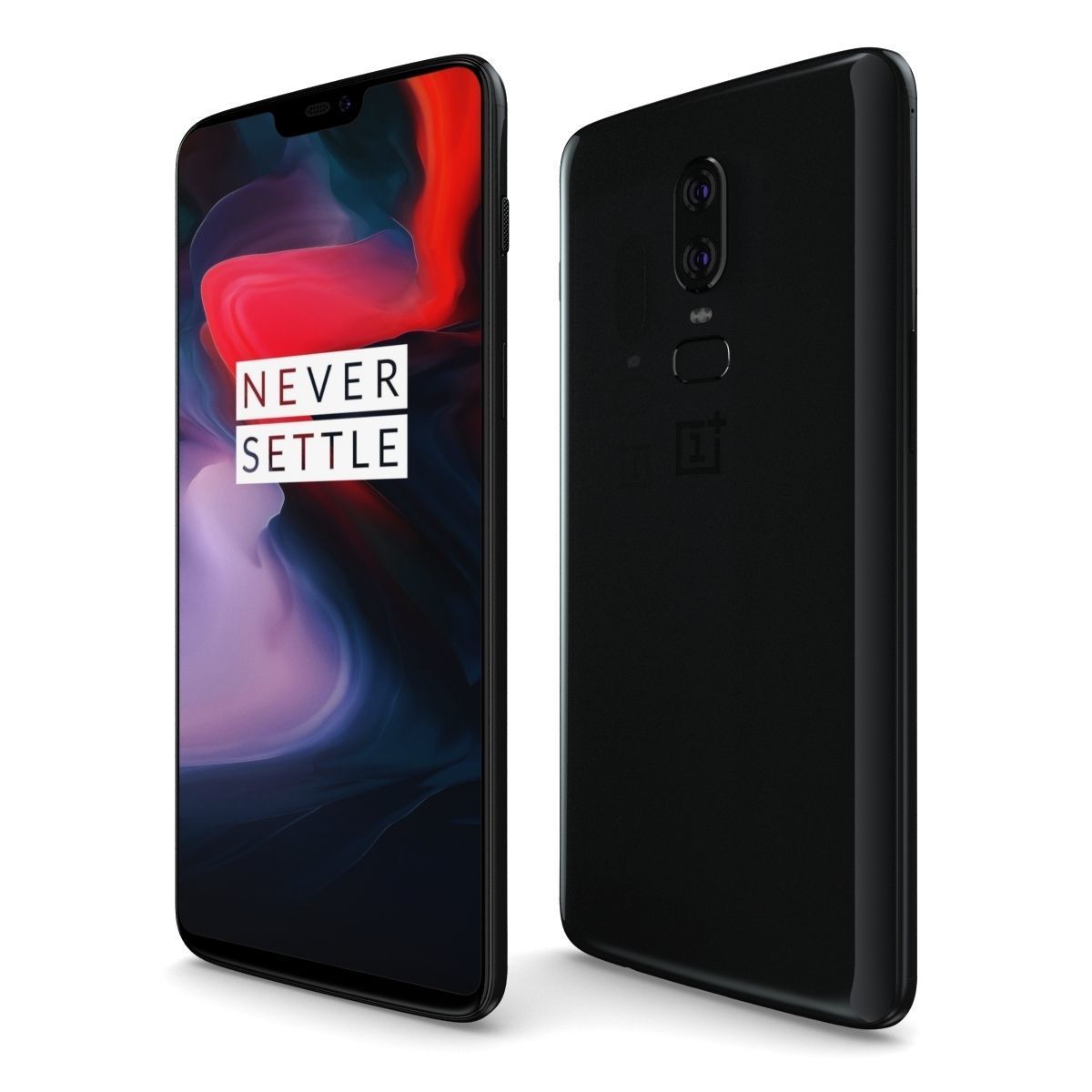E3D - OnePlus 6 Black 3D model_2