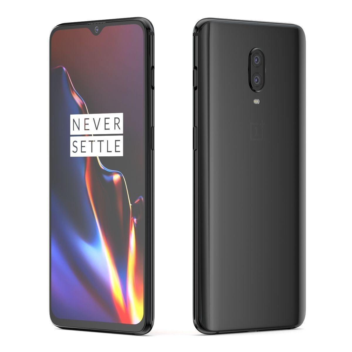 E3D - OnePlus 6T Black model 3D model_2