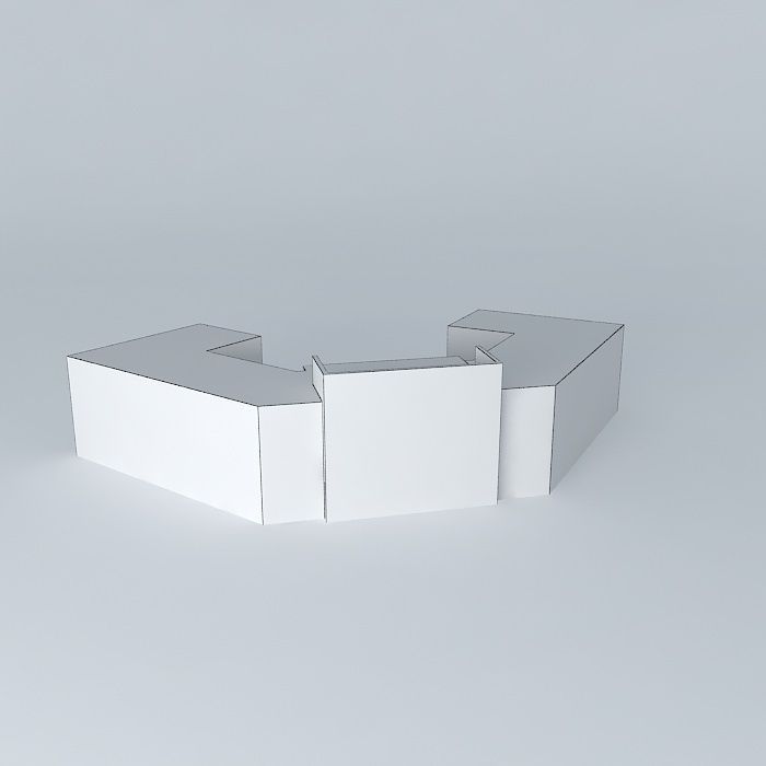 Old Gymnasium in Mostar Free 3D model_4