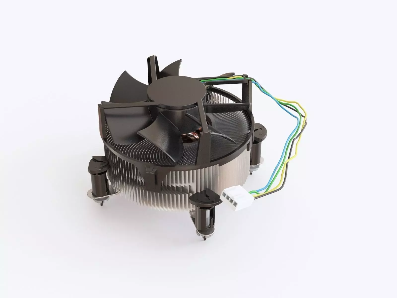 Intel cooler 3D model_0