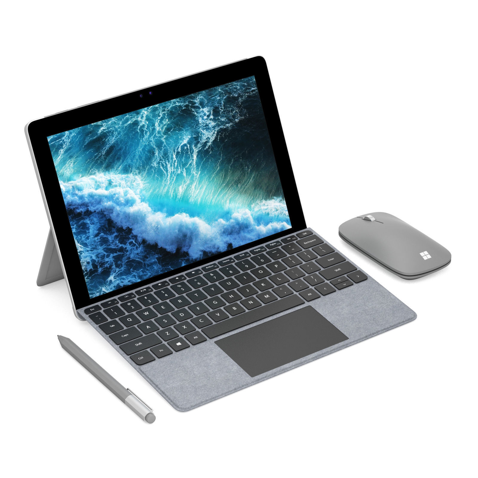 E3D - Microsoft Surface Go Type Covers Mobile Mouse Pen 3D model_1