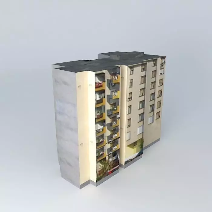 Residential Building In Mostar Free 3D model_0