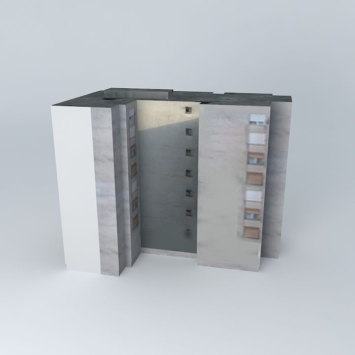 Residential Building In Mostar Free 3D model_1